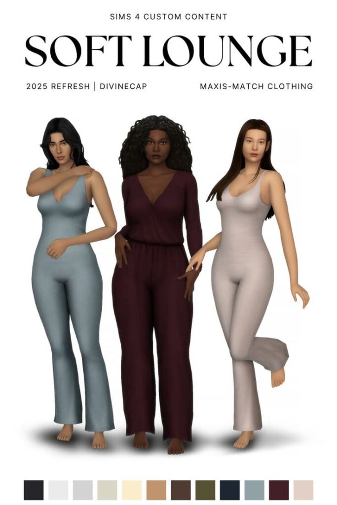 sims 4 jumpsuit cc set