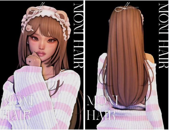sims 4 kawaii hair