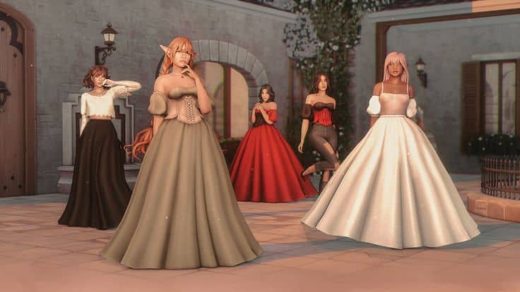 sims 4 medieval clothes collection