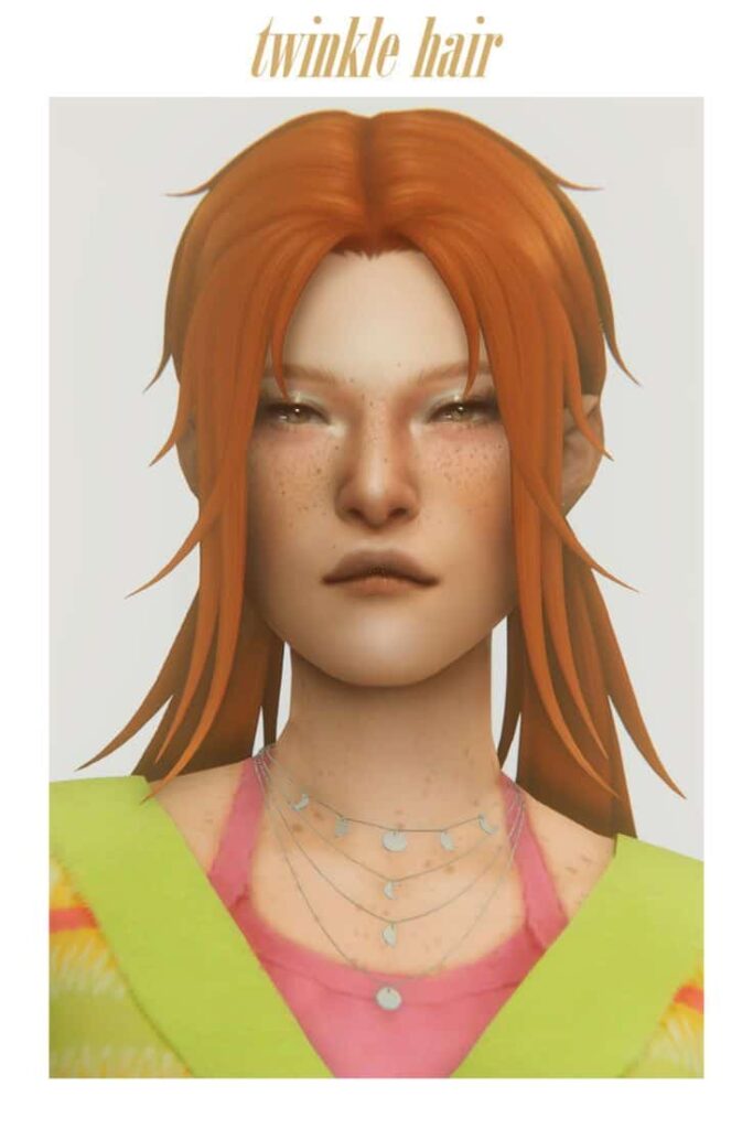 sims 4 messy hair cc