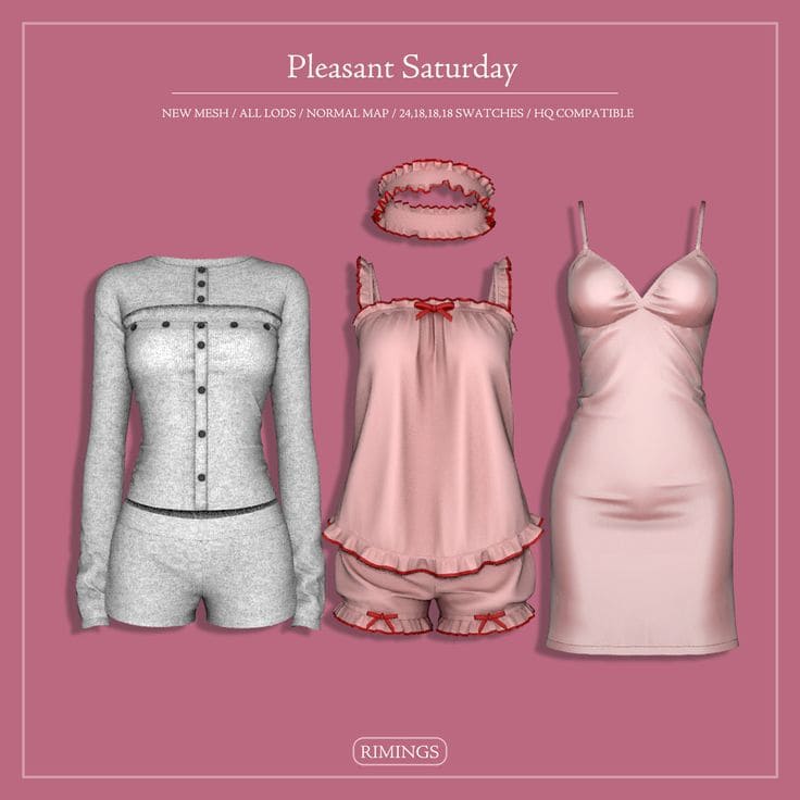 sims 4 sleepwear pack