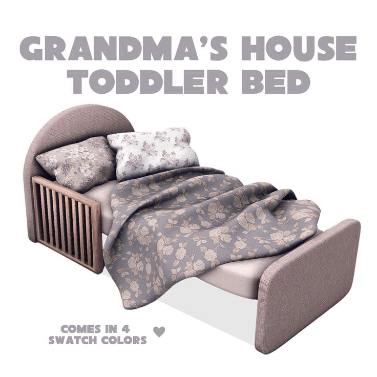 toddler bed cc sims 4