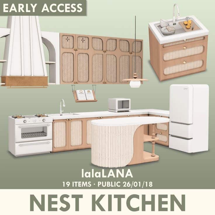 best kitchen cc sims 4