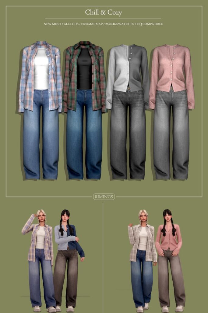 cozy sims 4 cc clothes