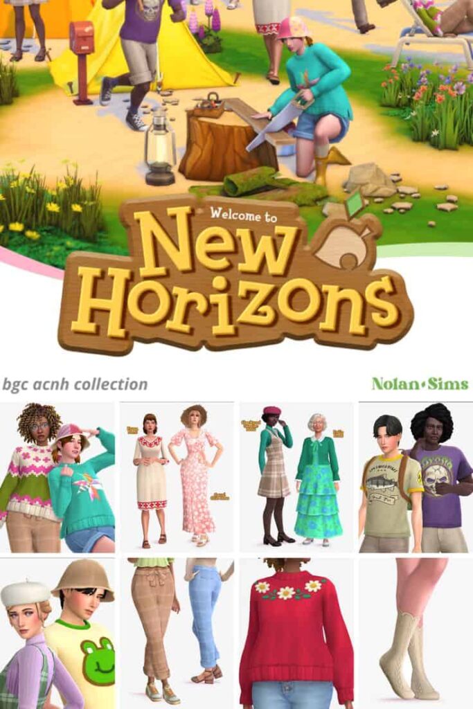 new horizons sims 4 cc pack