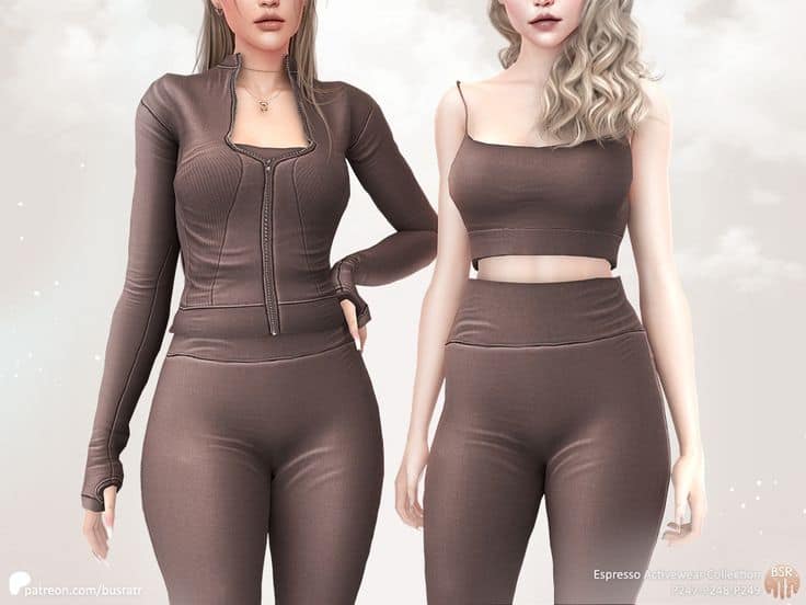 sims 4 activewear collection