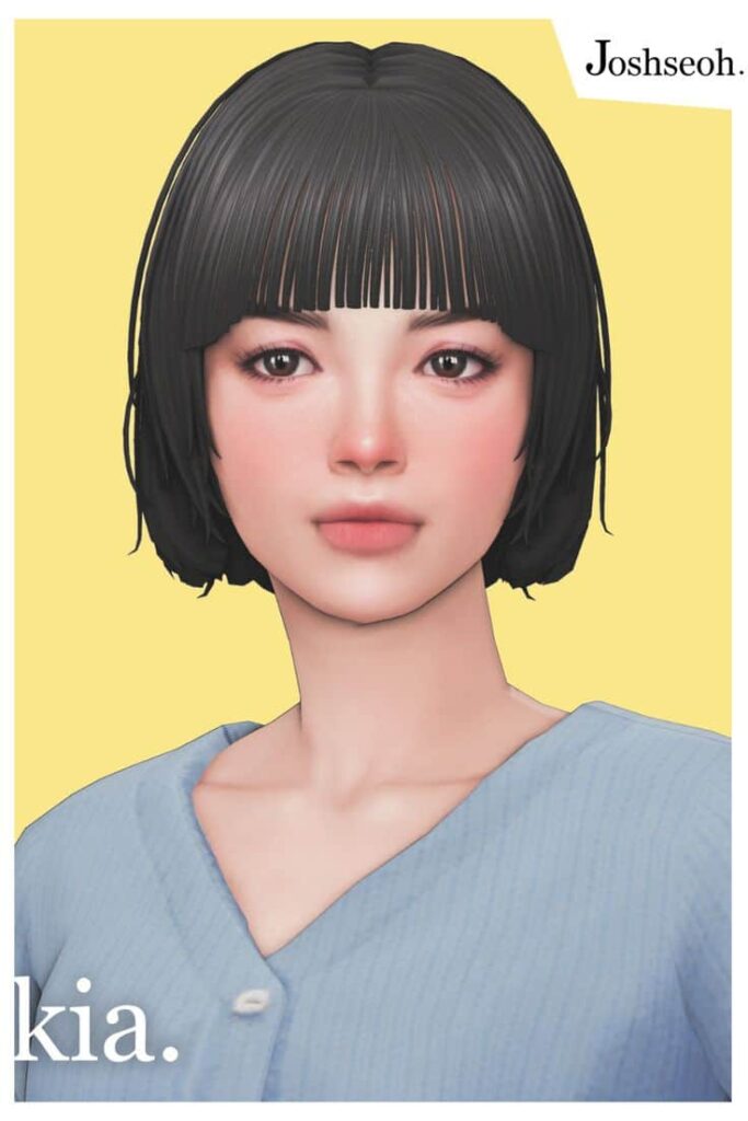 sims 4 bob with bangs