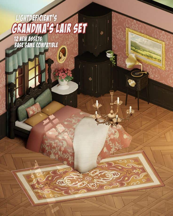 sims 4 cc bedroom