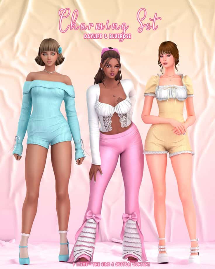sims 4 cc clothes and hair cc pack