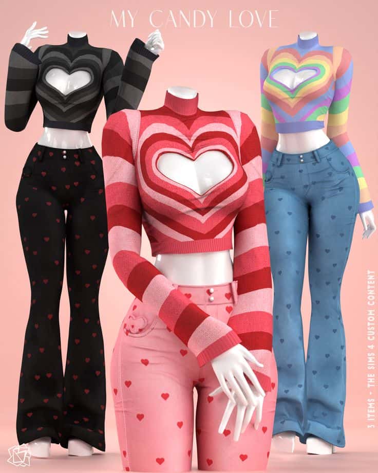 sims 4 clothes cc set