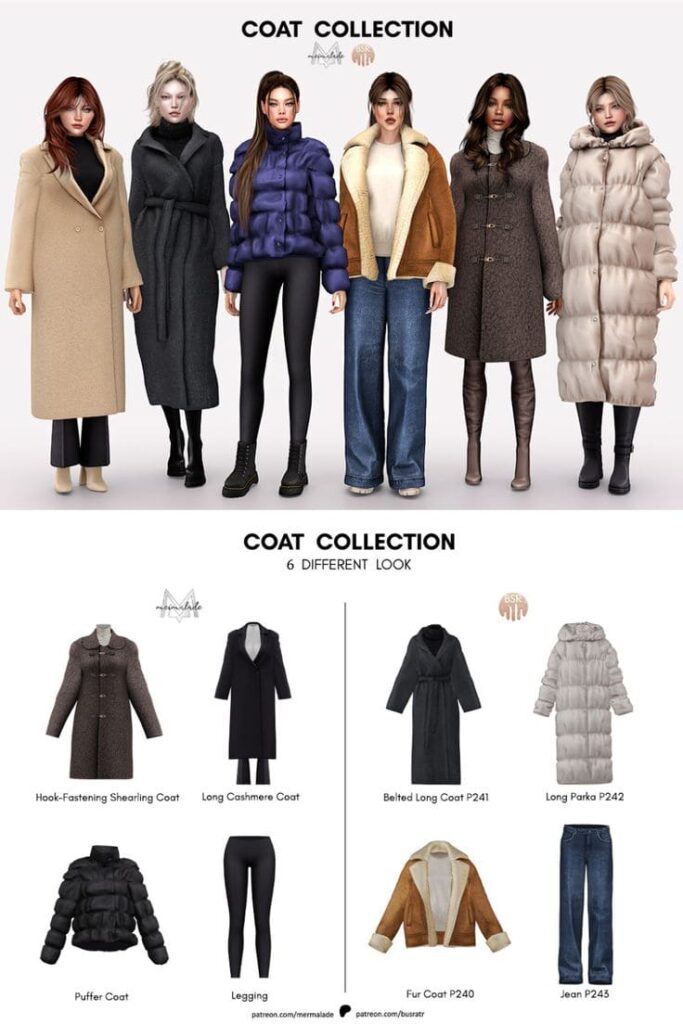 sims 4 coat cc collection