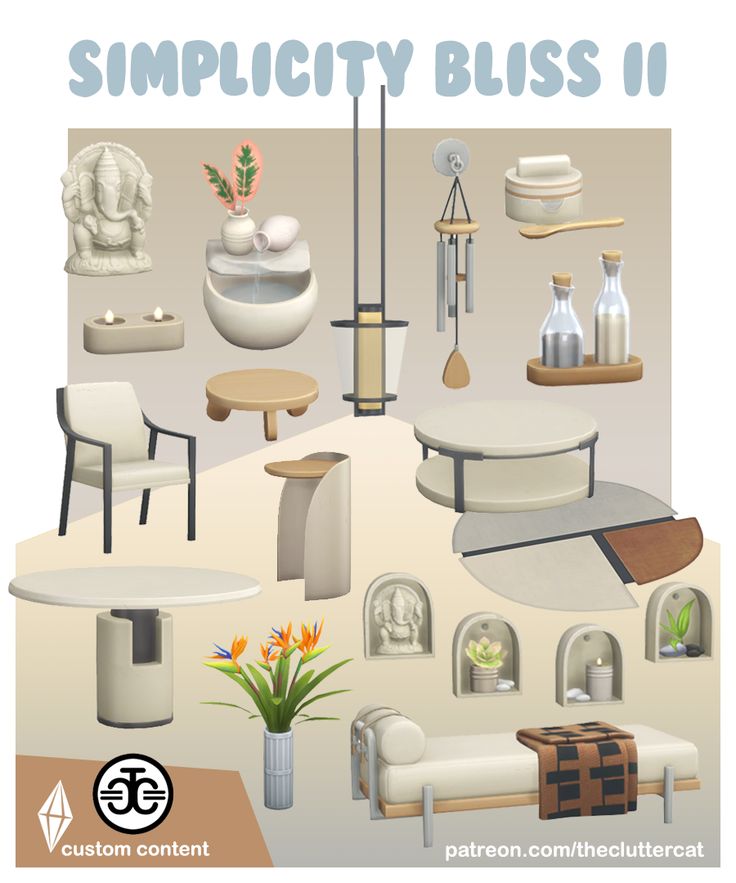 sims 4 decor cc pack