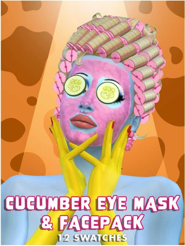 sims 4 eye mask and face pack cc