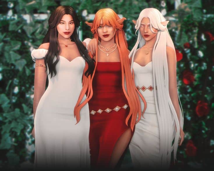 sims 4 female hair cc pack