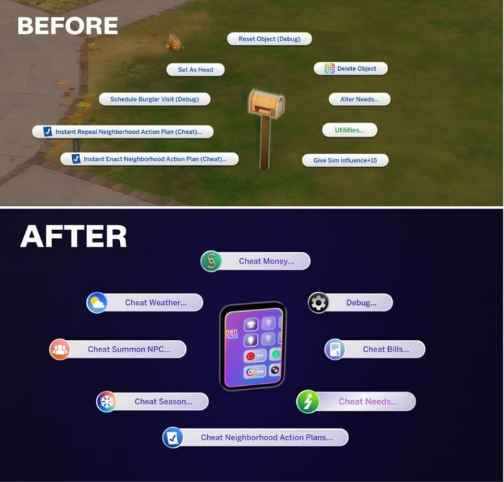 sims 4 fresh pie menu mod