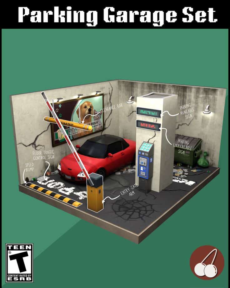 sims 4 garage cc pack