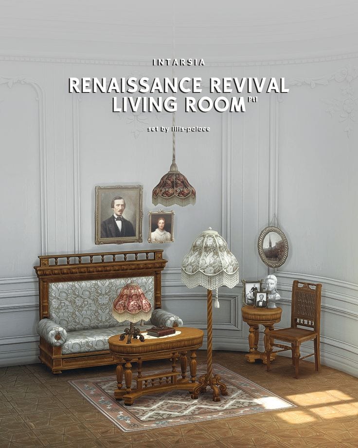 sims 4 historical living room