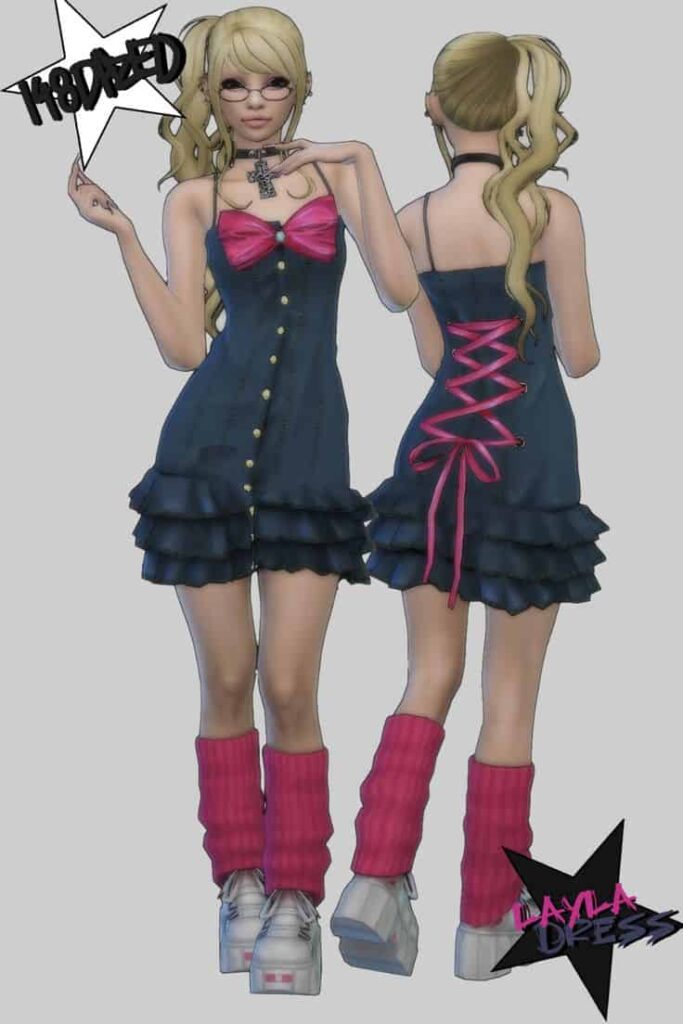 sims 4 layla dress cc