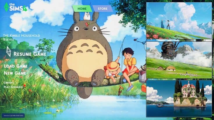 sims 4 main menu