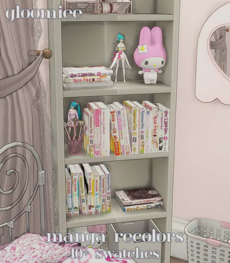 sims 4 manga book recolors