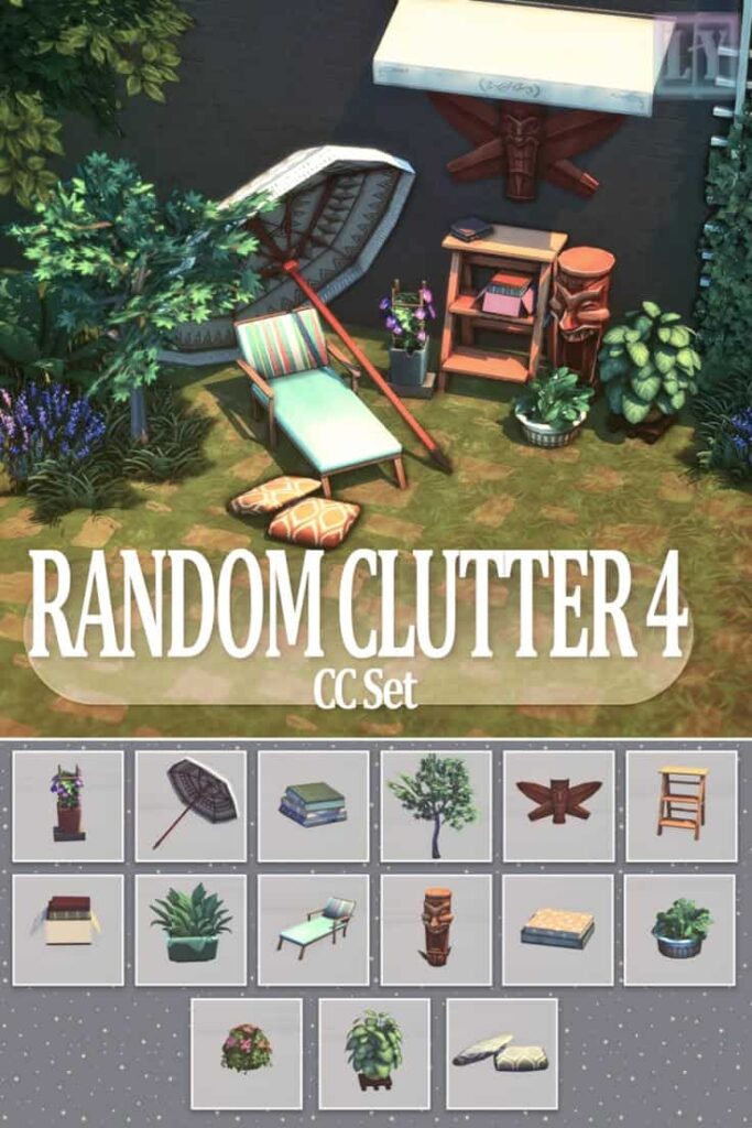 sims 4 random clutter cc