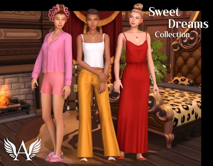 sims 4 sleepwear cc pack