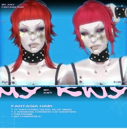 sims 4 spikes and bangs