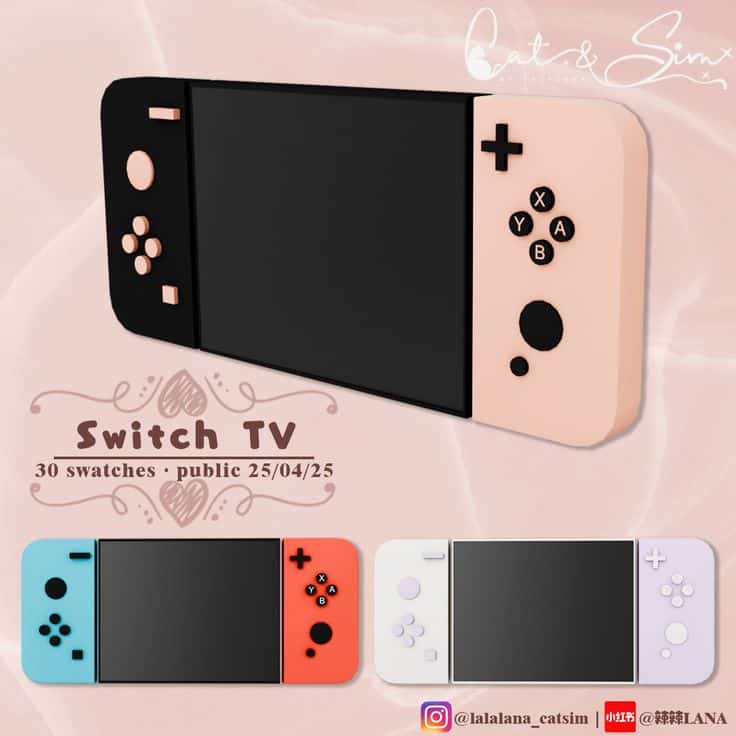 sims 4 switch tv cc