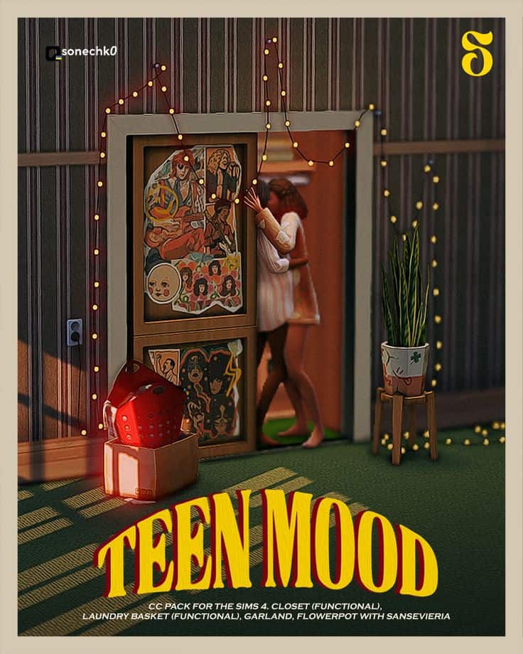 sims 4 teen mood cc pack