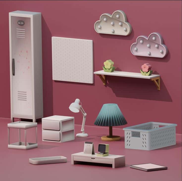 sims 4 teen study set