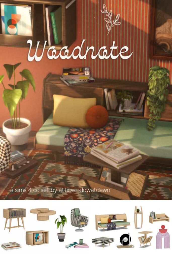 sims 4 woodnote cc pack