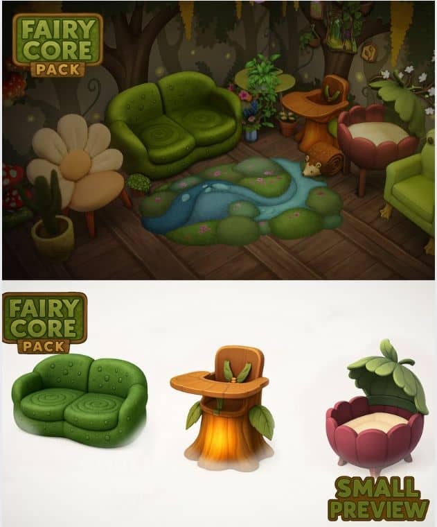 fairy core cc pack