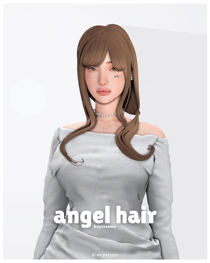 sims 4 angel hair cc