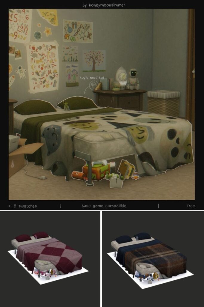 sims 4 bed