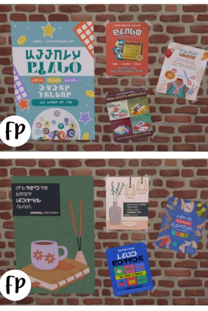 sims 4 cc posters
