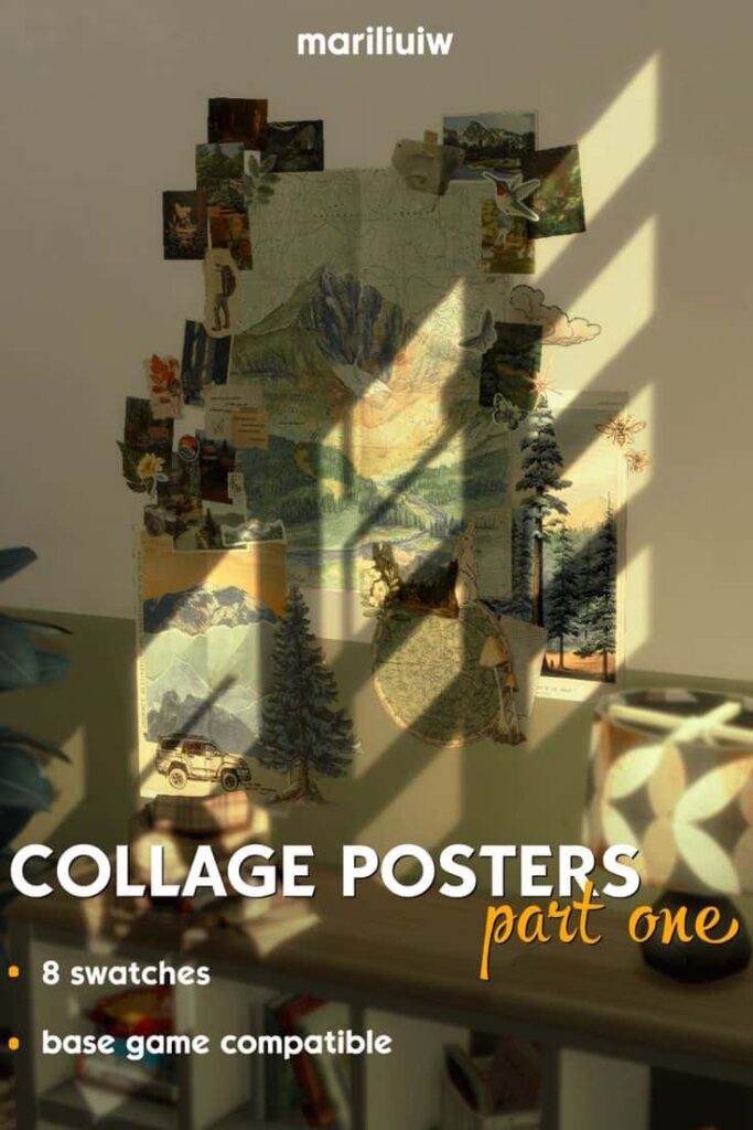 sims 4 collage posters