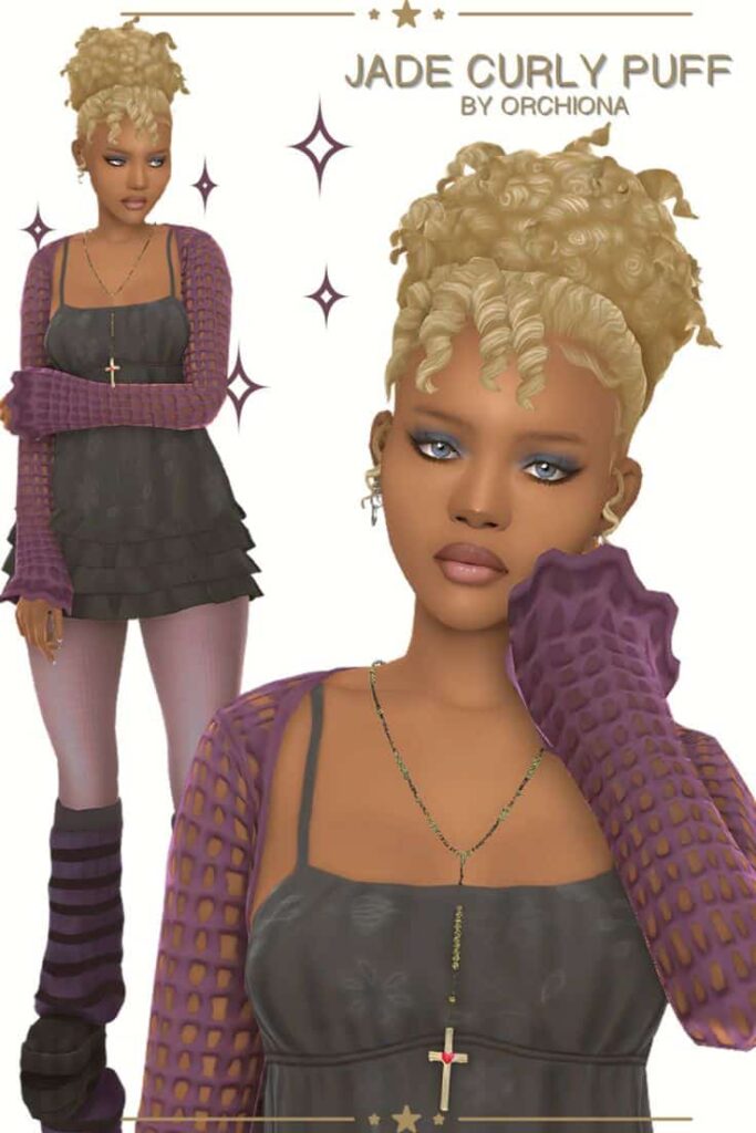 sims 4 curly hair cc