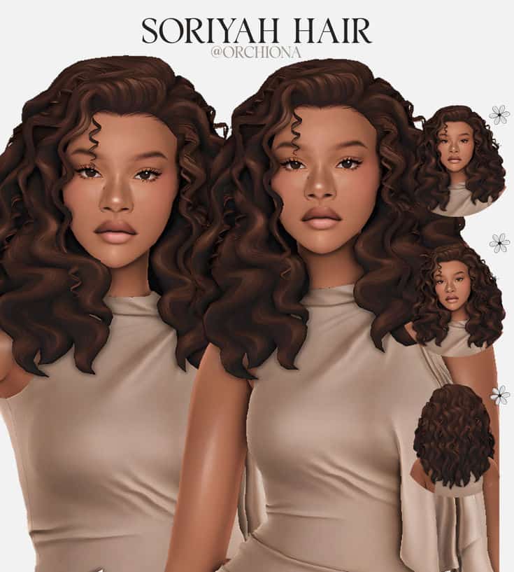 sims 4 curly hair maxis match