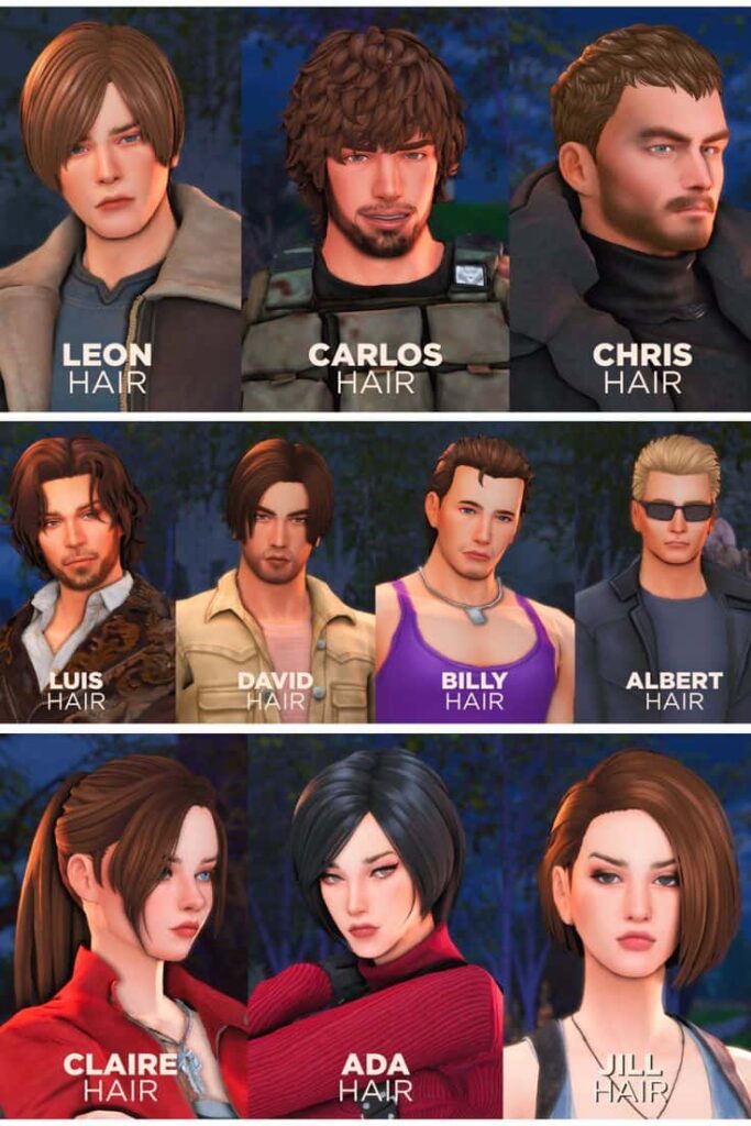 sims 4 hair cc collection