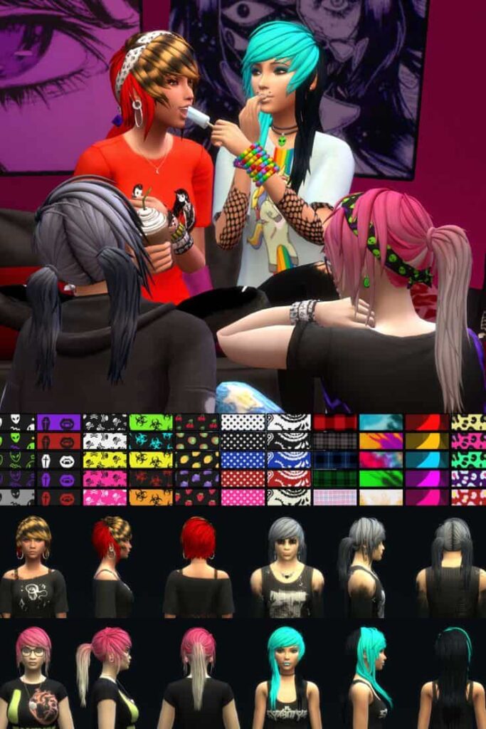 sims 4 hairstyles with bangs