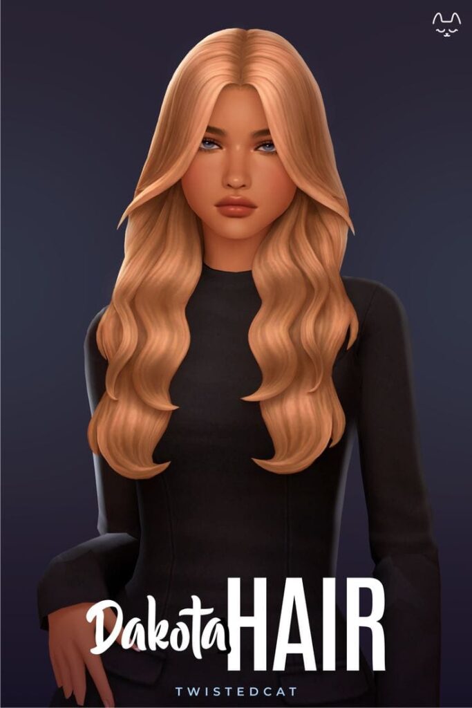 sims 4 long hairstyle