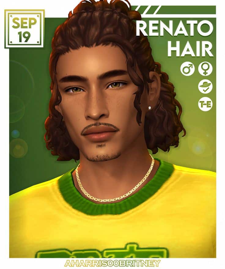 sims 4 male and female hair