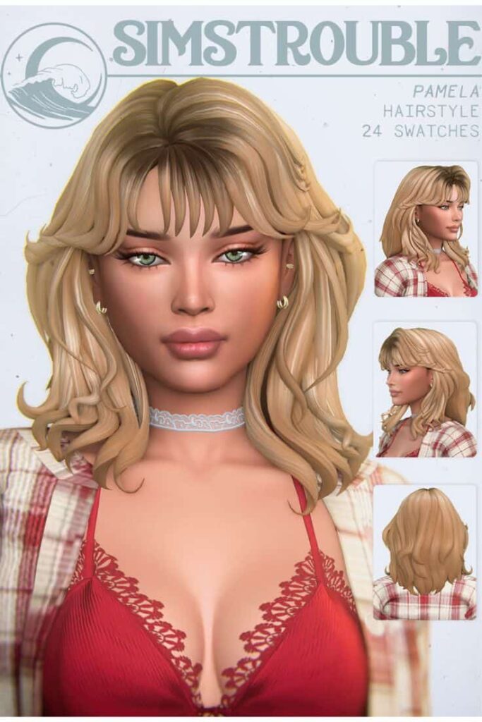 sims 4 medium length layered hair