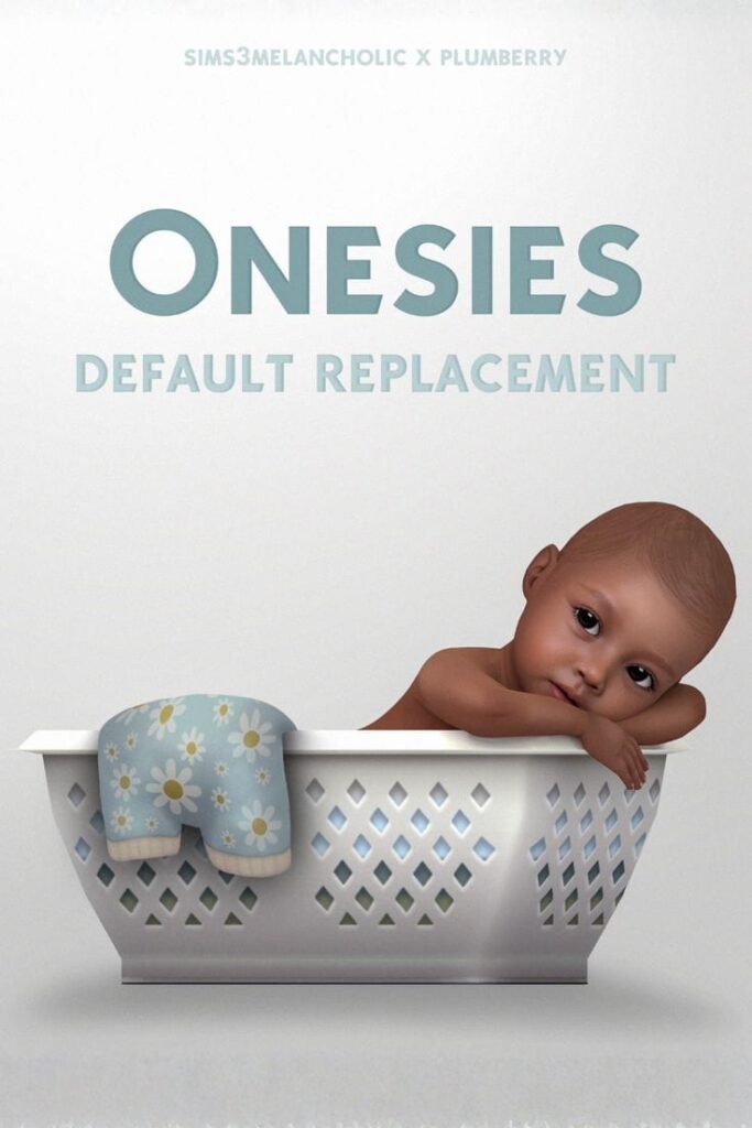 sims 4 onesies default replacement
