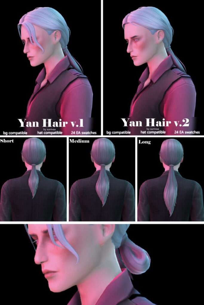 sims 4 ponytail