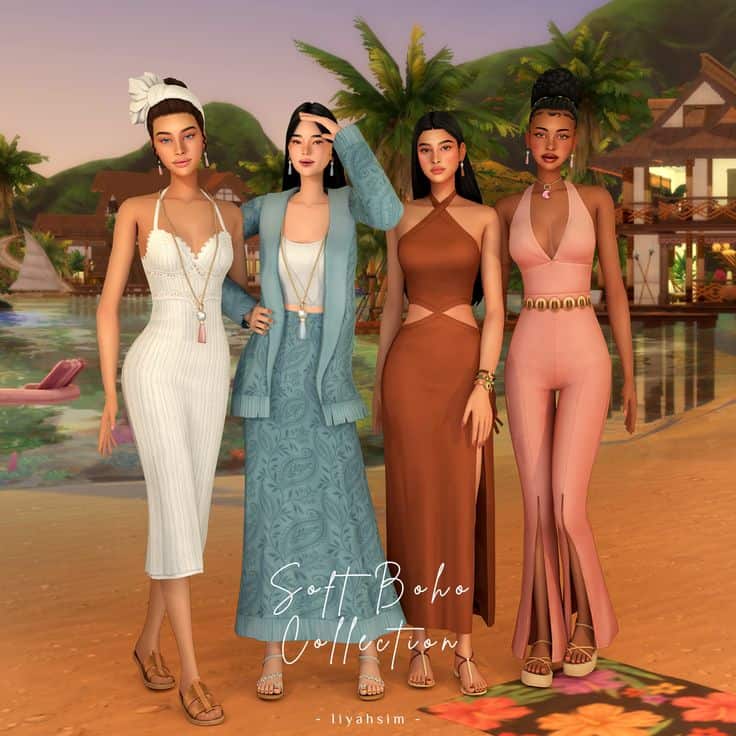 sims 4 soft boho collection