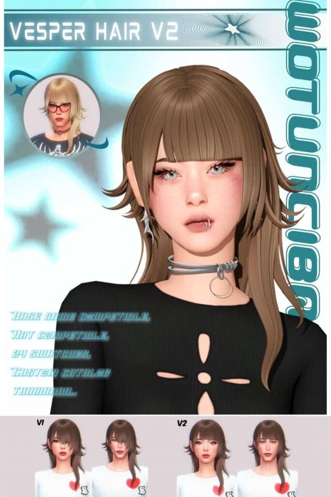 sims 4 vesper hair