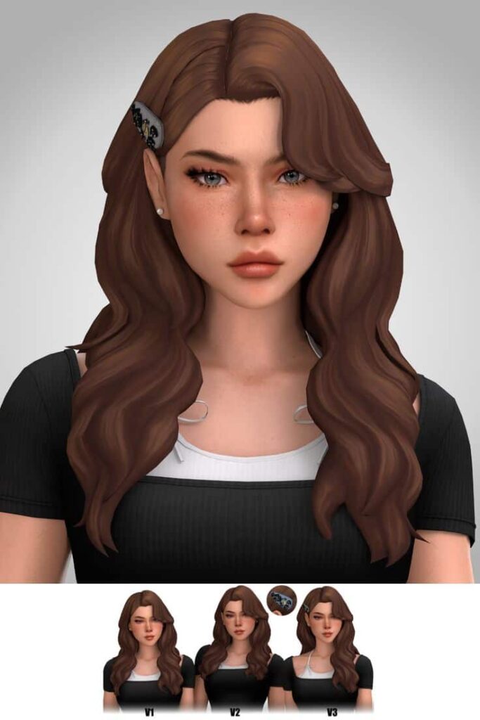 wavy cc hair sims 4