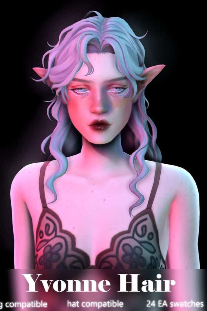 yvonne sims 4 hair cc