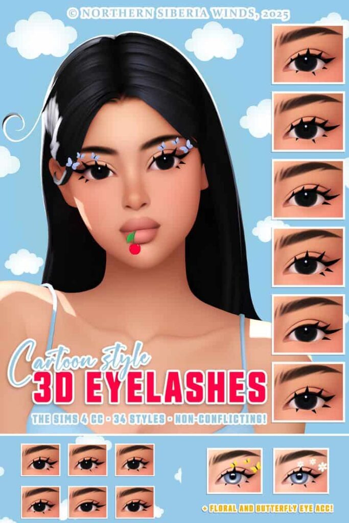 3d eyelashes CC